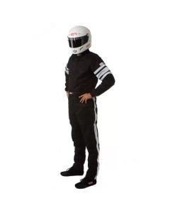 RaceQuip 120 Series Pyrovatex Racing Suit - XL Black
