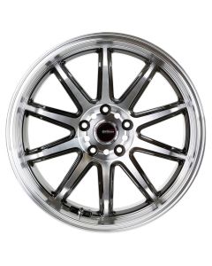 5Zigen Fireball RR Wheel 18x7.5 +47 5x114.3 Polished Black - 1875-51143-47-PB