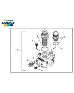 GReddy Union Fitting 1/8PF - M10xP1.5 Male-Male Universal- GRED-11900574