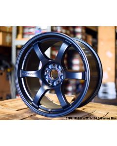 GramLights 57DR Wheel 18x9.5 5x100 38mm Winning Blue- GRAM-WGIX38DE