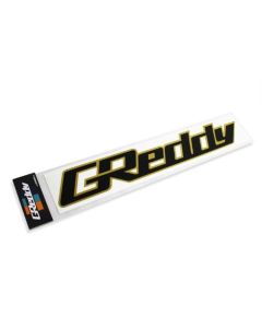 GReddy Vinyl Diecut Flat Black/ Gold 14- GRED-18000044