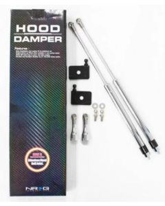 Polished NRG Hood Damper Kit for 1996-2000 Honda Civic