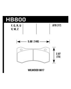 Hawk Performance DTC-60- HAWK-HB800G.670
