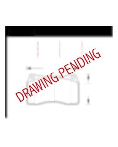 Hawk Performance DTC-60 Rear Brake Pads Chevrolet C8 Corvette Base 2020-2023- HAWK-HB925G.597