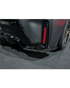 LEXON - Rear Side Splitter Fins - Toyota GR Corolla (2023+) - Carbon- ** Preorder Late April ** - LXN-LE-GRC003-C