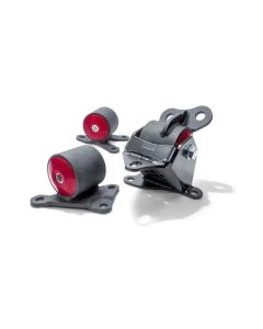 Innovative Mounts B/D Series Black Steel Mounts 60A Bushings 2 Bolt Honda Civic 1996-2000- INNO-10050-60A