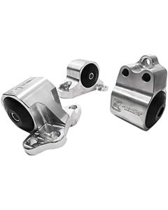 Innovative Mounts B/D Series Silver Aluminum Mounts 75A Bushings 3 Bolt Honda Civic 1992-1995- INNO-B10150-75A