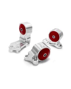 Innovative Mounts B-Series Silver Aluminum Mounts 75A Bushings Cable to Hydro Conversion Honda Civic 1988-1991- INNO-B49150-75A