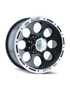 ION 174 Gloss Black Machined 15X8 5X139.7 -27MM 108MM Wheel- ION-174-5885B