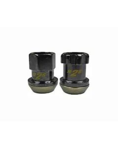 Project Kics Black R26 M12x1.25 Racing Lug Nuts- KICS-32875