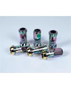 Project Kics R40 NEO Chrome M12x1.50 Racing Lug Nuts 20 Pieces- KICS-KRC01N