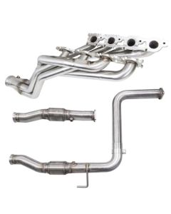 Kooks 1 7/8 x 3 Stainless Steel Long Tube Headers, Non-Emissions Headers, w/3 x OEM Stainless GREEN Catted Connection Pipes Toyota Tundra V8 | Toyota Sequoia V8 2014-2021- KOOK-4311H430