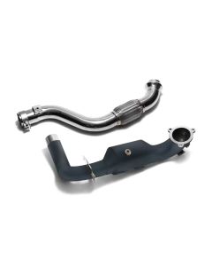 ARMYTRIX Ceramic Coated High-Flow Performance Race Downpipe | Link Pipe Mercedes-Benz A-Class | CLA-Class 2013-2018- ARMY-MB270-DDC