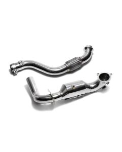 ARMYTRIX High-Flow Performance Race Downpipe | Link Pipe Mercedes-Benz A-Class | CLA-Class 2013-2018- ARMY-MB270-DD