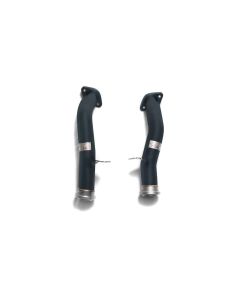 ARMYTRIX Ceramic Coated Race Downpipe w/Cat-Simulator Mercedes-Benz LHD W205 2015-2021- ARMY-MBC45-LDDC