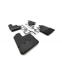 Rally Armor Black Mud Flap/Grey Logo Jeep Gladiator 2020-2023- RALL-MF104-BLK-GRY