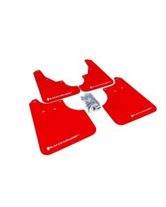 Rally Armor UR Rally Mud Flap Set Red w/White Logo Subaru Forester 09-13- RALL-MF11-UR-RD/WH