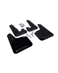 Rally Armor UR Mud Flap Set Black w/Silver Logo Subaru Legacy 10-14- RALL-MF14-UR-BLK/SIL