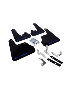 Rally Armor UR Mud Flap Set Black w/Blue Logo Subaru Impreza 12-16- RALL-MF22-UR-BLK/BL