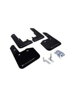Rally Armor UR Mud Flap Set Black w/Silver Grey Logo Subaru Legacy 15-18- RALL-MF34-UR-BLK/SIL