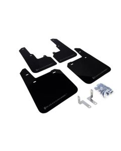 Rally Armor UR Mud Flap Set Black w/Grey Logo Subaru Outback 15-18- RALL-MF36-UR-BLK/GRY