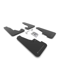 Rally Armor Black UR Mud Flap Grey Logo Dodge Durango GT | RT | SRT | SXT 2016-2022- RALL-MF55-UR-BLK/GRY