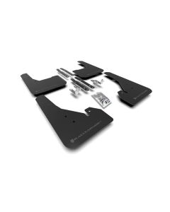 Rally Armor Black UR Mud Flap Grey Logo Toyota Corolla Hatchback 2018-2022- RALL-MF67-UR-BLK/GRY