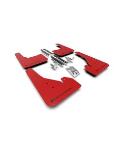 Rally Armor Red UR Mud Flap Black Logo Toyota Corolla Hatchback 2018-2022- RALL-MF67-UR-RD/BLK