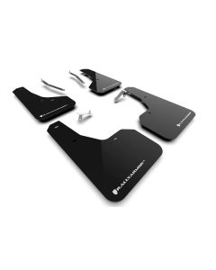 Rally Armor Black UR Mud Flap w/ White Logo Subaru Forester Incl. Wilderness 2022- RALL-MF82-UR-BLK/WH