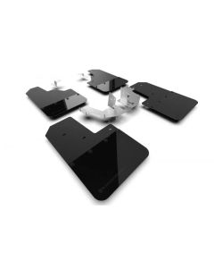 Rally Armor Black Mud Flap/Metallic Black Logo Ford Bronco 2021-2023- RALL-MF85-NO-PL-MBK