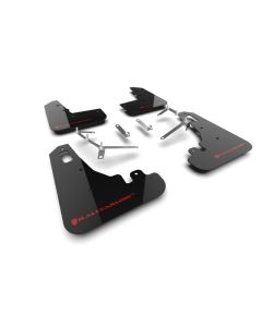 Rally Armor Black UR Mud Flap Red Logo Subaru BRZ | Toyota GR-86 2022-2024- RALL-MF99-UR-BLK-RD