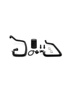 Mishimoto Black Baffled Oil Catch Can Kit Ford Mustang EcoBoost 2015+- MISH-MMBCC-MUS4-15PBE