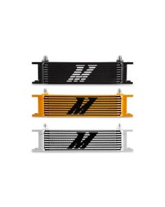 Mishimoto 10-Row -6 AN Black Universal Oil Cooler- MISH-MMOC-10-6BK