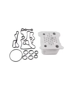 Mishimoto Powerstroke Replacement Oil Cooler Kit Ford 6.4L 2008-2010- MISH-MMOC-F2D-08