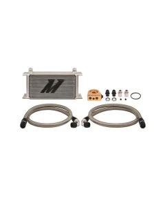 Mishimoto Silver Universal Thermostatic 19-Row Oil Cooler Kit- MISH-MMOC-ULT