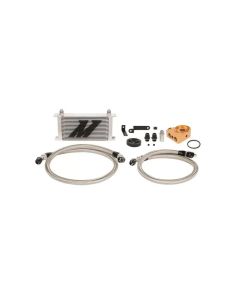 Silver Thermostatic Oil Cooler Kit for Subaru WRX 08-14