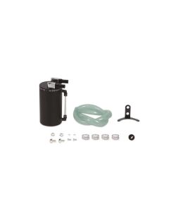 Mishimoto Wrinkle Black Large Universal Aluminum Oil Catch Can- MISH-MMOCC-LAWBK