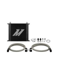 Mishimoto Universal Black Non-Thermostatic 34-Row Oil Cooler Kit- MISH-MMOC-U34BK