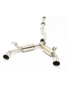 MXP Comp RS Stainless Steel Catback Exhaust Mitsubishi EVO X 08-14