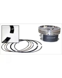 Manley 100mm +.5mm 8.5 Platinum Series Dish Piston Set of 4 w/ Rings Subaru WRX Sti EJ257 2.5L 2004+- MANL-612005C-4