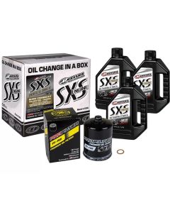 Maxima Quick-Change Kit 10W50 for Can-Am - Black Filter