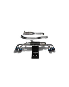 ARMYTRIX Titanium Valvetronic 90mm Exhaust System w/Race Y-Pipe & Nissan GT-R R35 2009-2021- ARMY-NI35T-F NI35T-QT11B