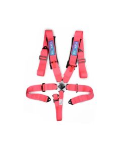 NRG SFI 16.1 5Pt 3 Inch Seat Belt Harness w/Pads Cam Lock Pink- NRG-SBH-B6PCPK