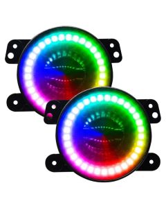 Oracle Lighting High Performance 20W LED Fog Lights ColorSHIFT w/ No Controller) Jeep Wrangler JK/JL | Gladiator JT 2007-2020- ORAC-5846-334