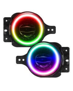 Oracle Lighting High Performance 20W LED Fog Lights (Color Shift - No Controller) Jeep Wrangler JL | Gladiator JT 2018-2020- ORAC-5847-334