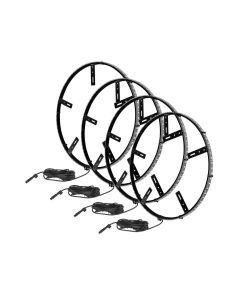 Oracle Lighting White Single Row LED Illuminated Wheel Rings- ORAC-4215-001