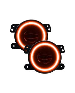 Oracle Lighting High Performance 20W LED Fog Lights Amber Halo Jeep Wrangler JK/JL | Gladiator JT 20