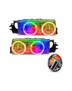 Oracle Lighting Pre-Assembled LED Halo Headlights (4DR Halogen Style) ColorSHIFT w/ RF Controller SM