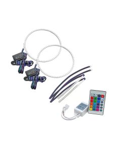 Oracle Lighting Colorshift Headlight Halo Kit w/ DRL Bar - Base Headlights & Simple Controller Ford