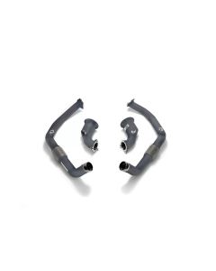 ARMYTRIX High-flow Ceramic Coated Race Main Downpipe w/Cat-Simulator Porsche 971 Panamera 4 | 4 E-Hybrid Sport Turismo | 4S | 4S Sport Turismo 2.9L 2017+- ARMY-P71T2-DD1C